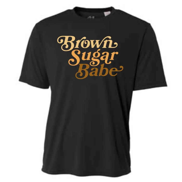 Brown Sugar Babe Melanin Cooling Performance Crew T-Shirt