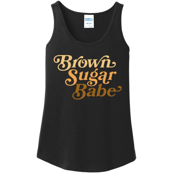 Brown Sugar Babe Melanin Ladies Essential Tank