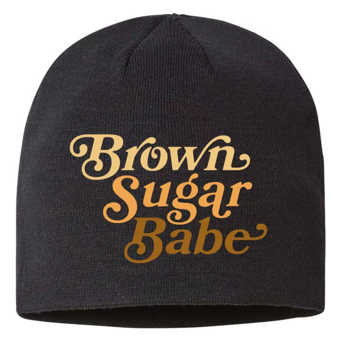 Brown Sugar Babe Melanin 8 1/2in Sustainable Knit Beanie