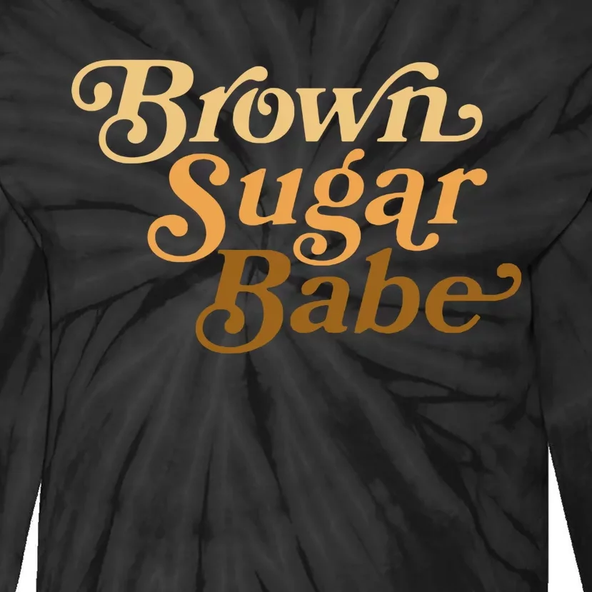 Brown Sugar Babe Melanin Tie-Dye Long Sleeve Shirt