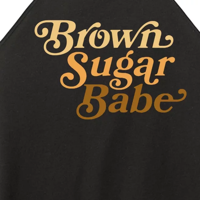 Brown Sugar Babe Melanin Women’s Perfect Tri Rocker Tank