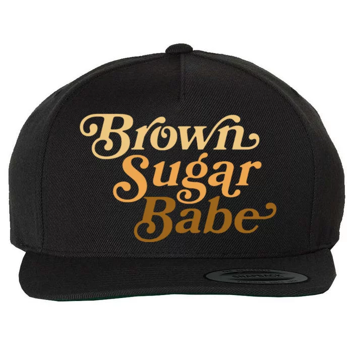 Brown Sugar Babe Melanin Wool Snapback Cap