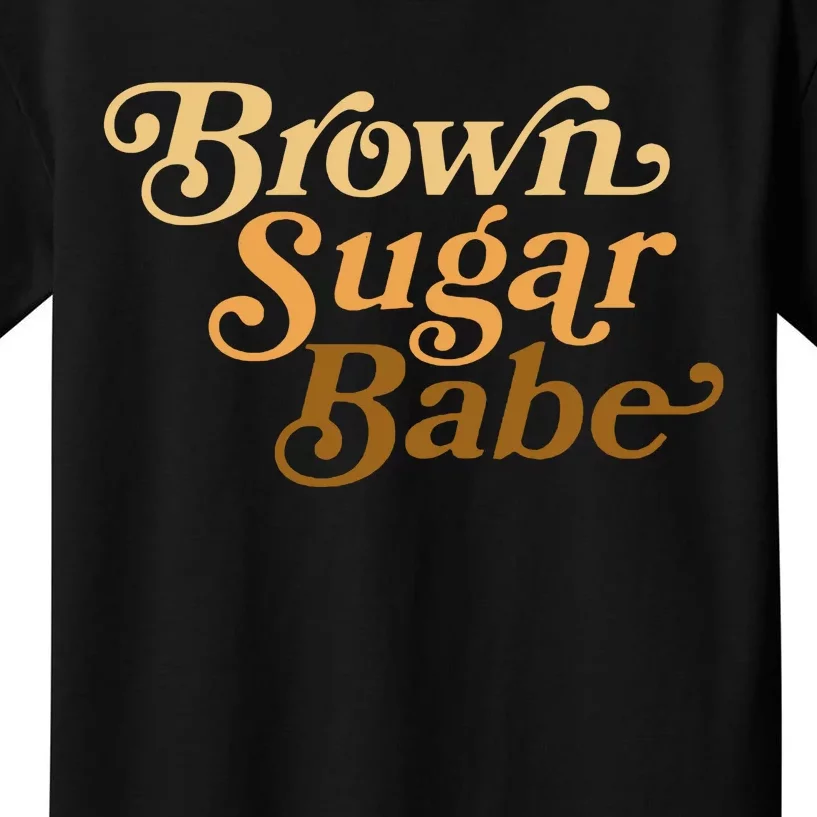 Brown Sugar Babe Melanin Kids T-Shirt