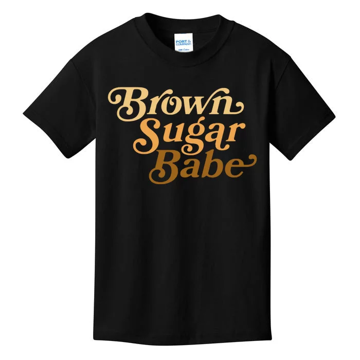 Brown Sugar Babe Melanin Kids T-Shirt