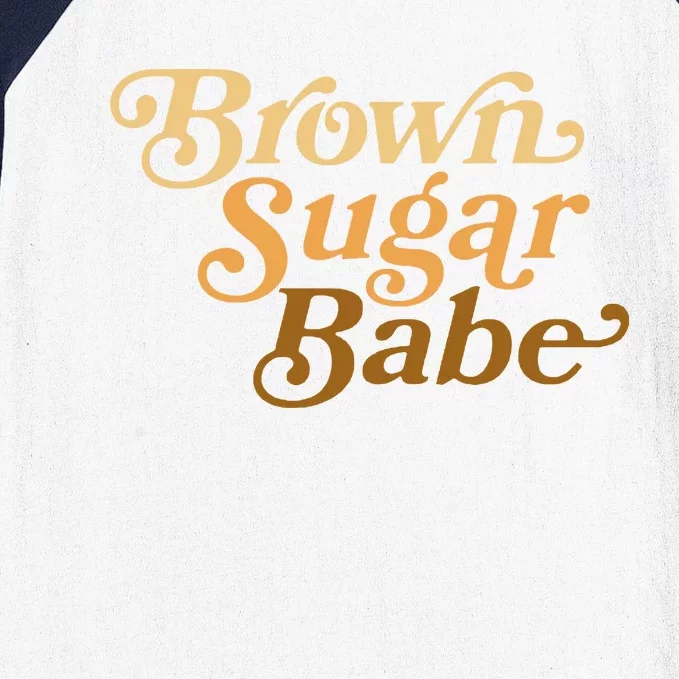 Brown Sugar Babe Melanin Baseball Sleeve Shirt