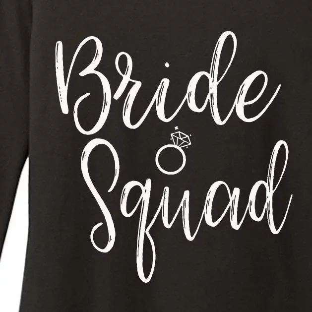 Bride Squad Bachelorette Party Bridesmaid Bridal Shower Womens CVC Long Sleeve Shirt