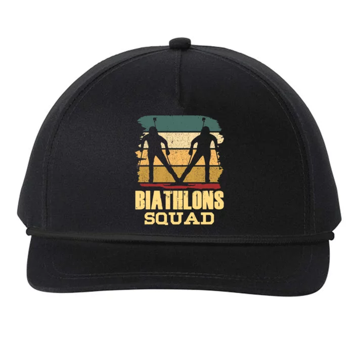 Biathlon Squad Biathlons Biathlete Sports Premium Snapback Five-Panel Rope Hat