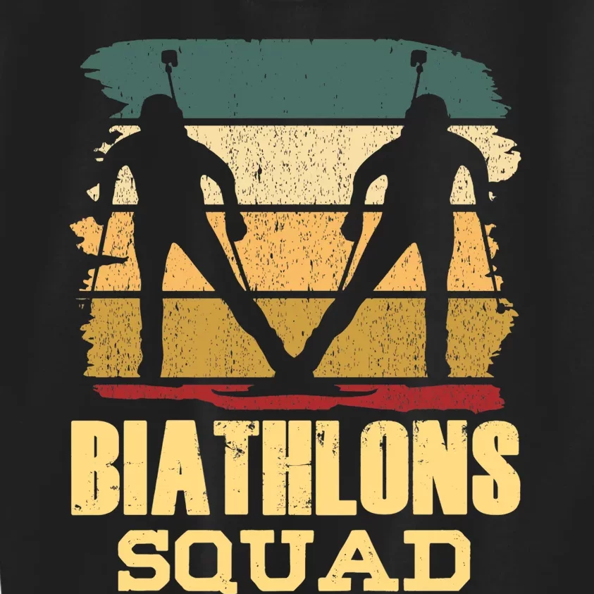 Biathlon Squad Biathlons Biathlete Sports Premium Kids Sweatshirt