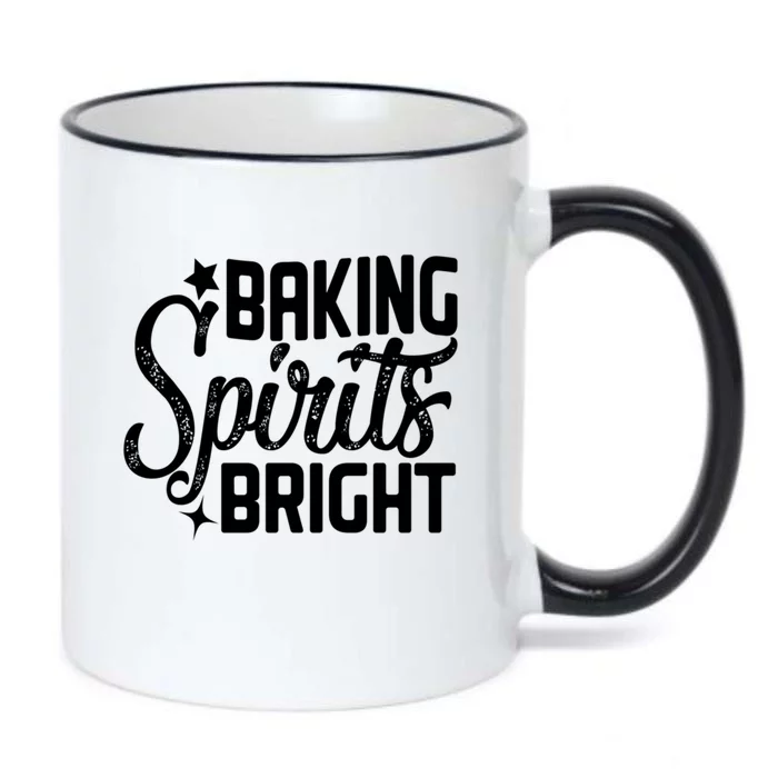 Baking Spirits Bright Funny Cooks Bakers Bake Bread Or Cake Gift Black Color Changing Mug