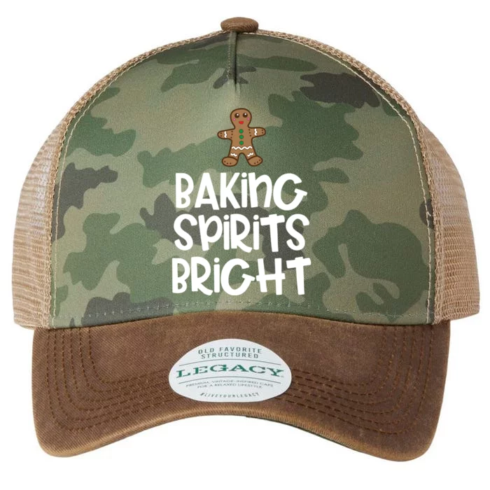 Baking Spirits Bright Christmas Cool Gift Legacy Tie Dye Trucker Hat