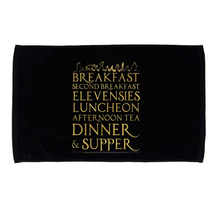 Breakfast Second Breakfast More Microfiber Hand Towel