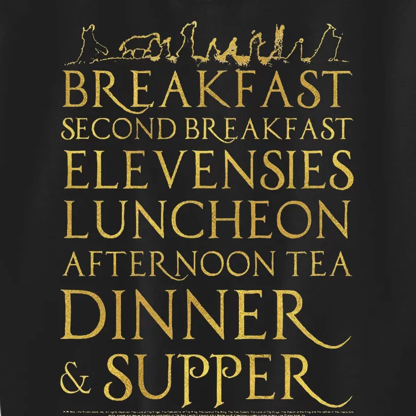 Breakfast Second Breakfast More Kids Sweatshirt