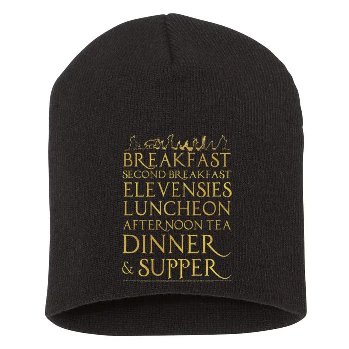 Breakfast Second Breakfast More Short Acrylic Beanie