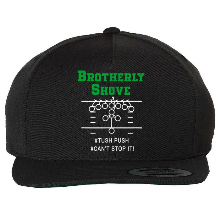 Brotherly Shove Wool Snapback Cap