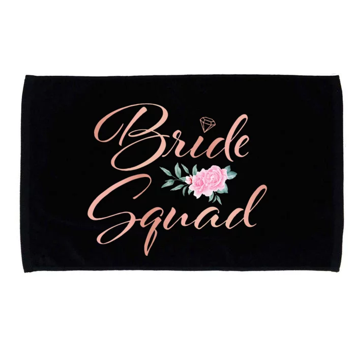 Bride Squad Bachelorette Party Bridal Shower Bridesmaid Microfiber Hand Towel