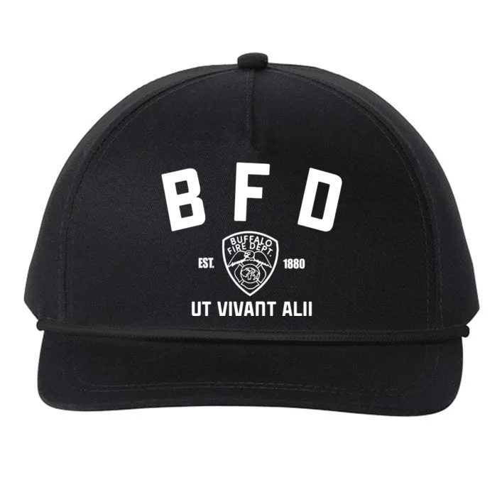 Buffalo Sabres Bfd Buffalo Fire Dept Ut Vivant Alii Est 1880 Snapback Five-Panel Rope Hat