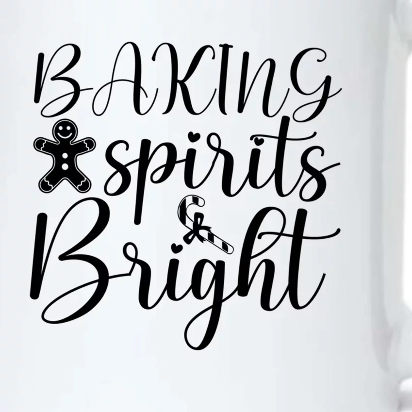 Baking Spirit Bright Gingerbread Cookie Christmas Cute Gift Black Color Changing Mug