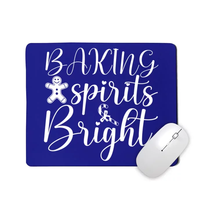 Baking Spirit Bright Gingerbread Cookie Christmas Cute Gift Mousepad