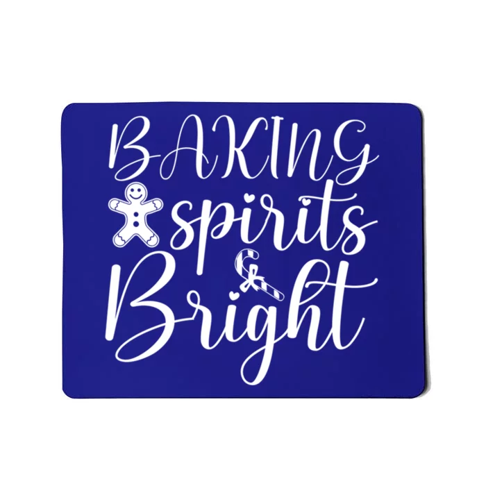 Baking Spirit Bright Gingerbread Cookie Christmas Cute Gift Mousepad