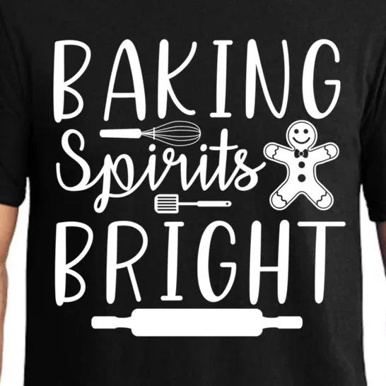 Baking Spirits Bright Holiday Family Matching Christmas Gift Pajama Set