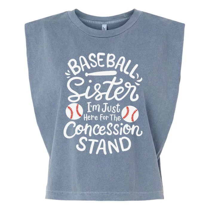 Baseball Sister Garment-Dyed Women's Muscle Tee