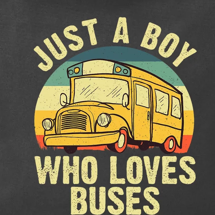 Best School Bus For Boy Kids Yellow Bus Lover Buses Zip Tote Bag