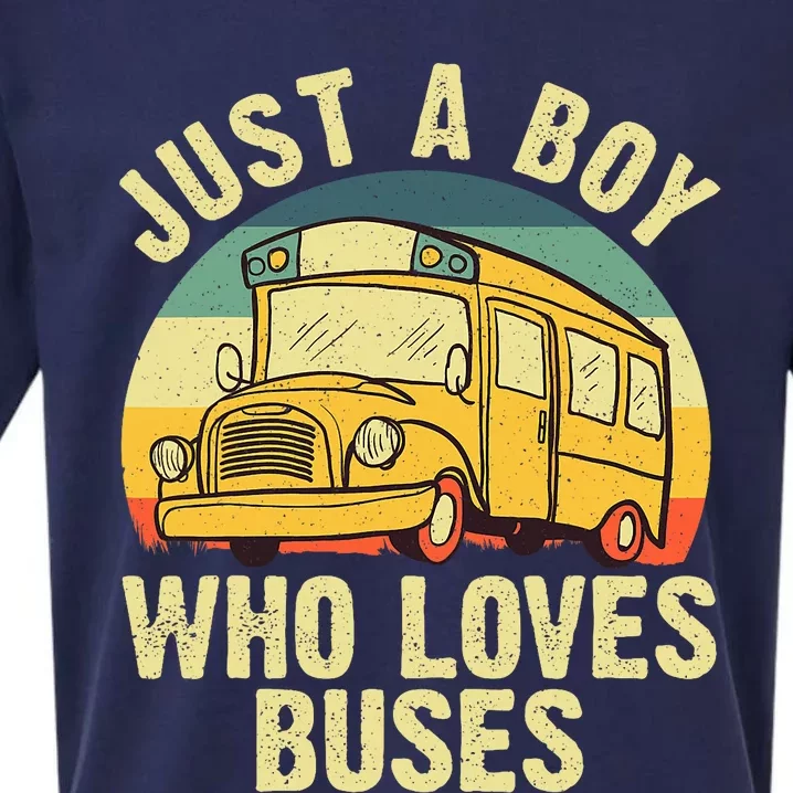 Best School Bus For Boy Kids Yellow Bus Lover Buses Sueded Cloud Jersey T-Shirt