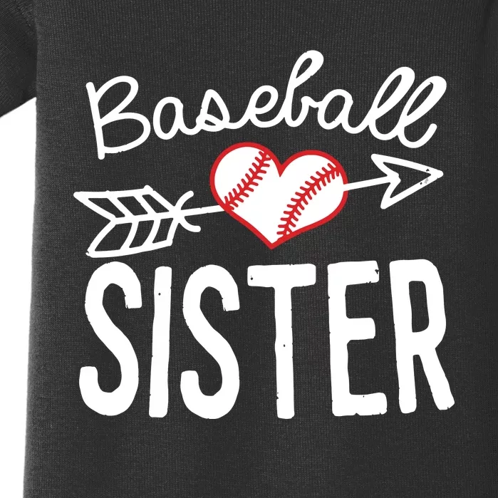 Baseball Sister Baby Bodysuit