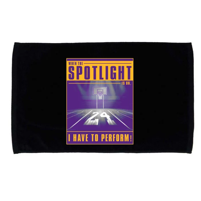 Basketball Spotlight Front & Back Microfiber Hand Towel