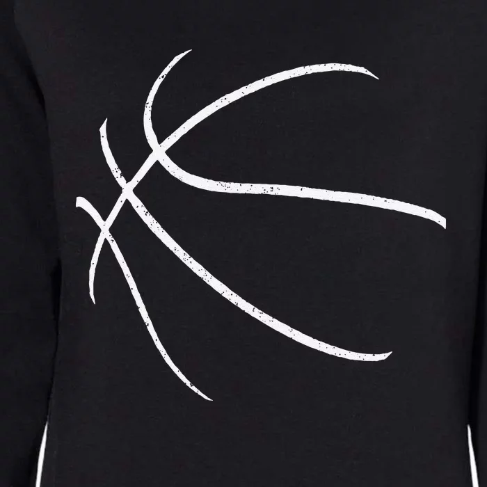 Basketball Silhouette Bball Player Coach Sports Baller Gift Womens California Wash Sweatshirt