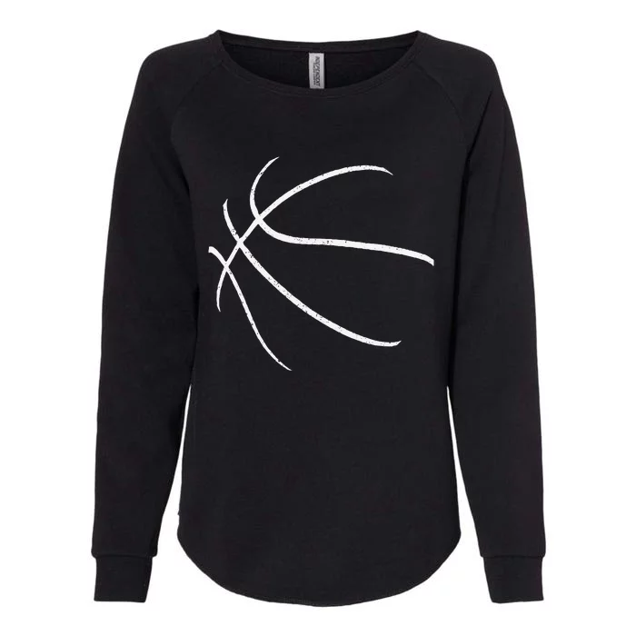 Basketball Silhouette Bball Player Coach Sports Baller Gift Womens California Wash Sweatshirt