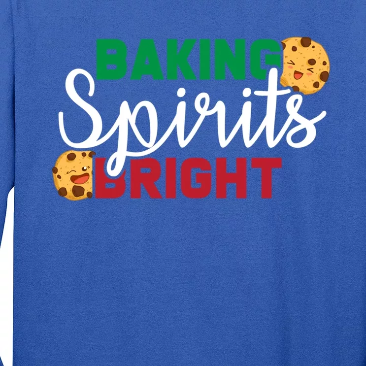 Baking Spirits Bright Cute Christmas Holiday Family Gift Long Sleeve Shirt