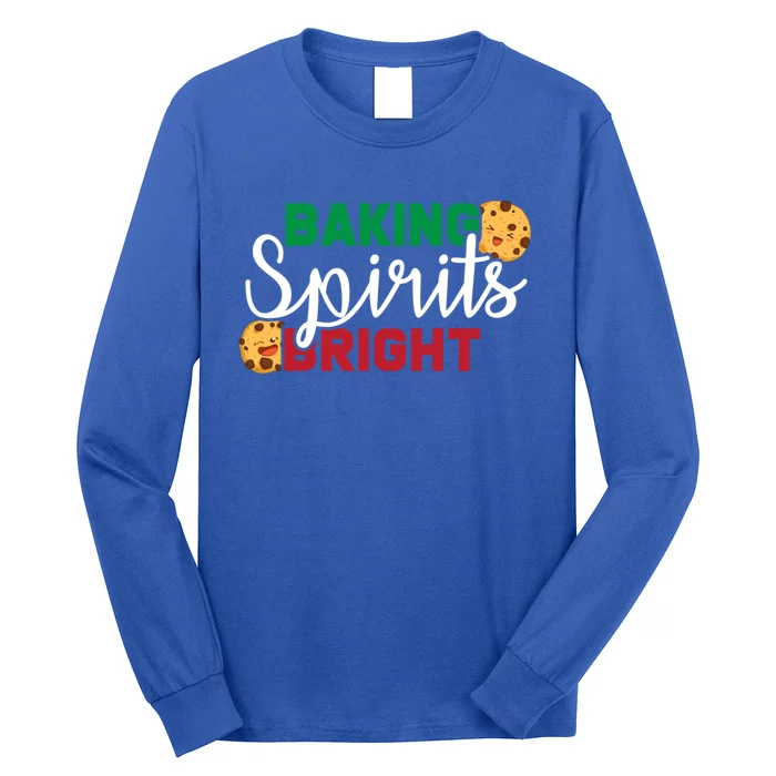 Baking Spirits Bright Cute Christmas Holiday Family Gift Long Sleeve Shirt