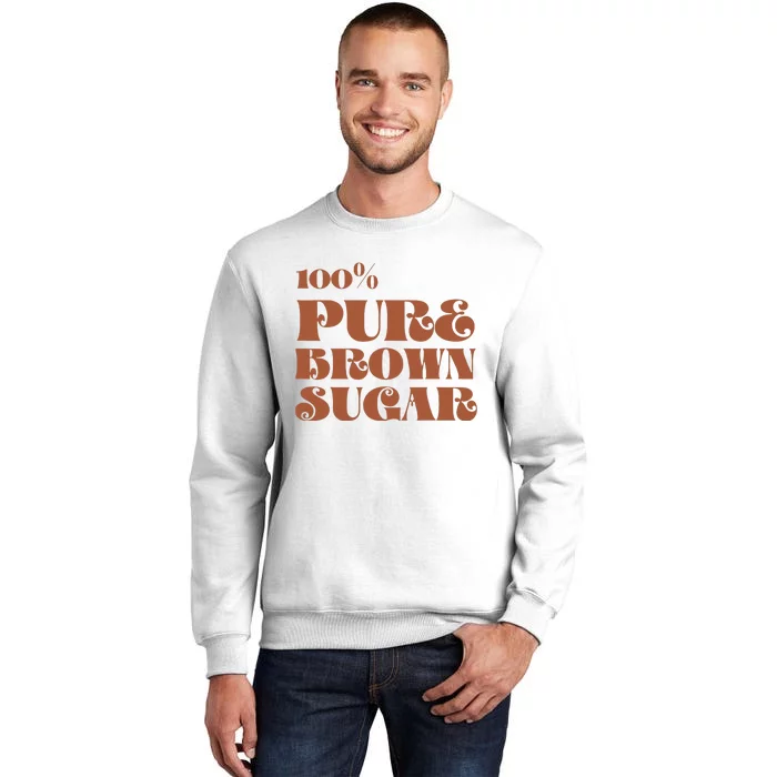 Brown Sugar Babe Educate Afro Queen African American Melanin Sweatshirt