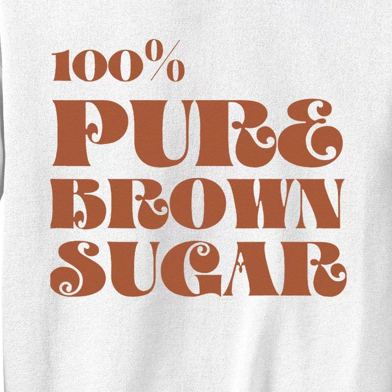 Brown Sugar Babe Educate Afro Queen African American Melanin Sweatshirt