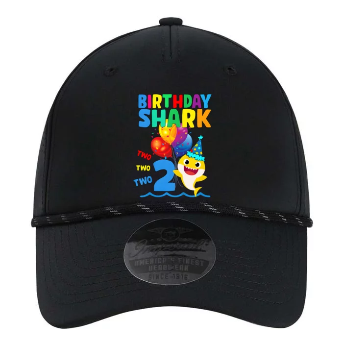 Birthday Shark Baby For 2 Year Old Boy In Blue Two Two Performance The Dyno Cap