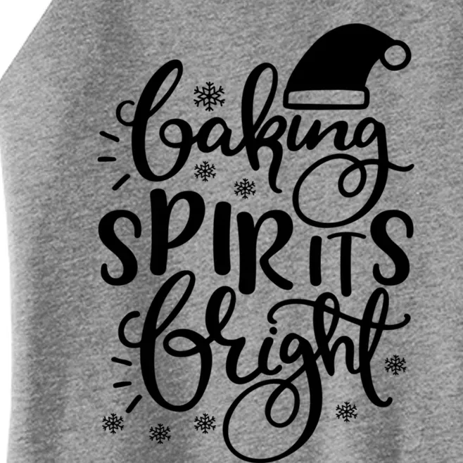 Baking Spirits Bright Funny Graphic Tees And Cool Gift Women’s Perfect Tri Rocker Tank