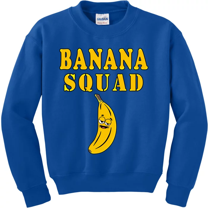 Banana Squad Bananas Funny Gift Kids Sweatshirt