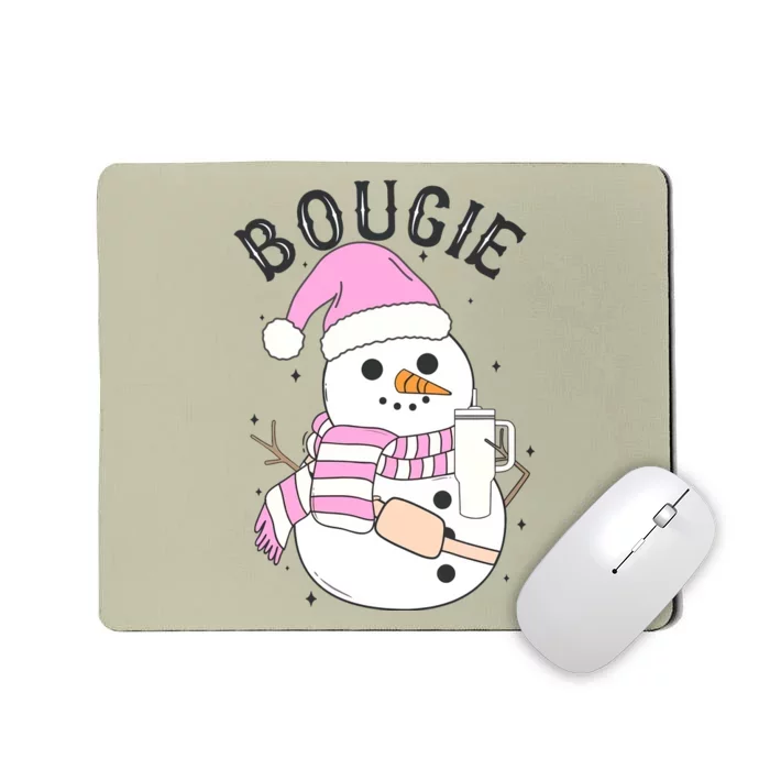 Boojee Snowman Bougie Snowman Stanley Mousepad