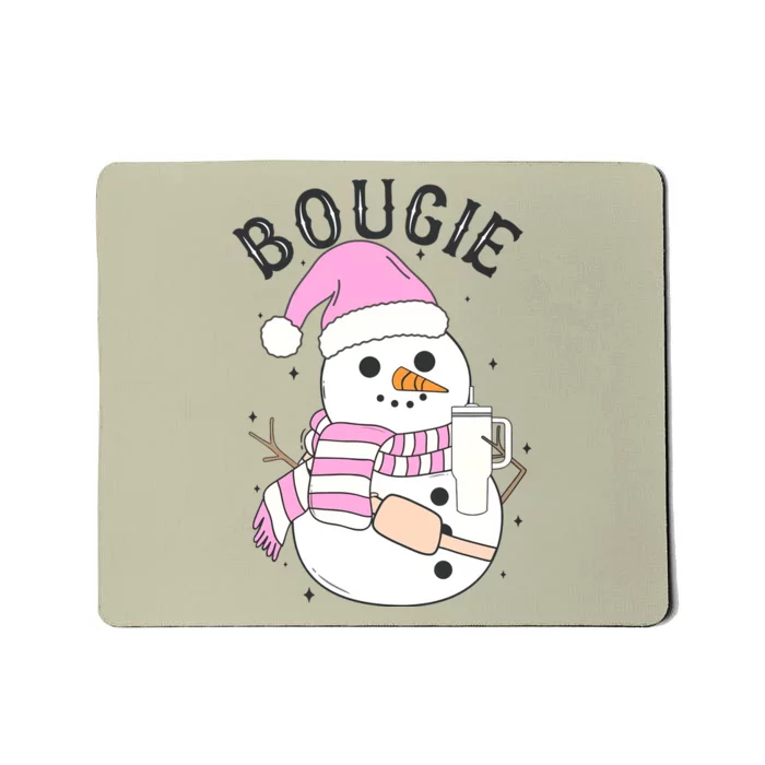 Boojee Snowman Bougie Snowman Stanley Mousepad