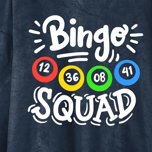 Bingo Squad Hooded Wearable Blanket