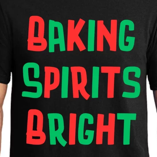 Baking Spirits Bright Holidays Christmas Cookies Novelty Gift Pajama Set