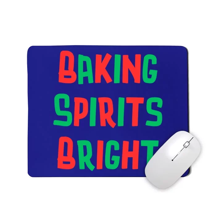 Baking Spirits Bright Holidays Christmas Cookies Novelty Gift Mousepad