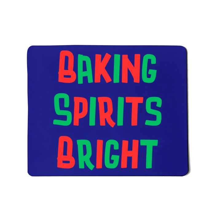 Baking Spirits Bright Holidays Christmas Cookies Novelty Gift Mousepad