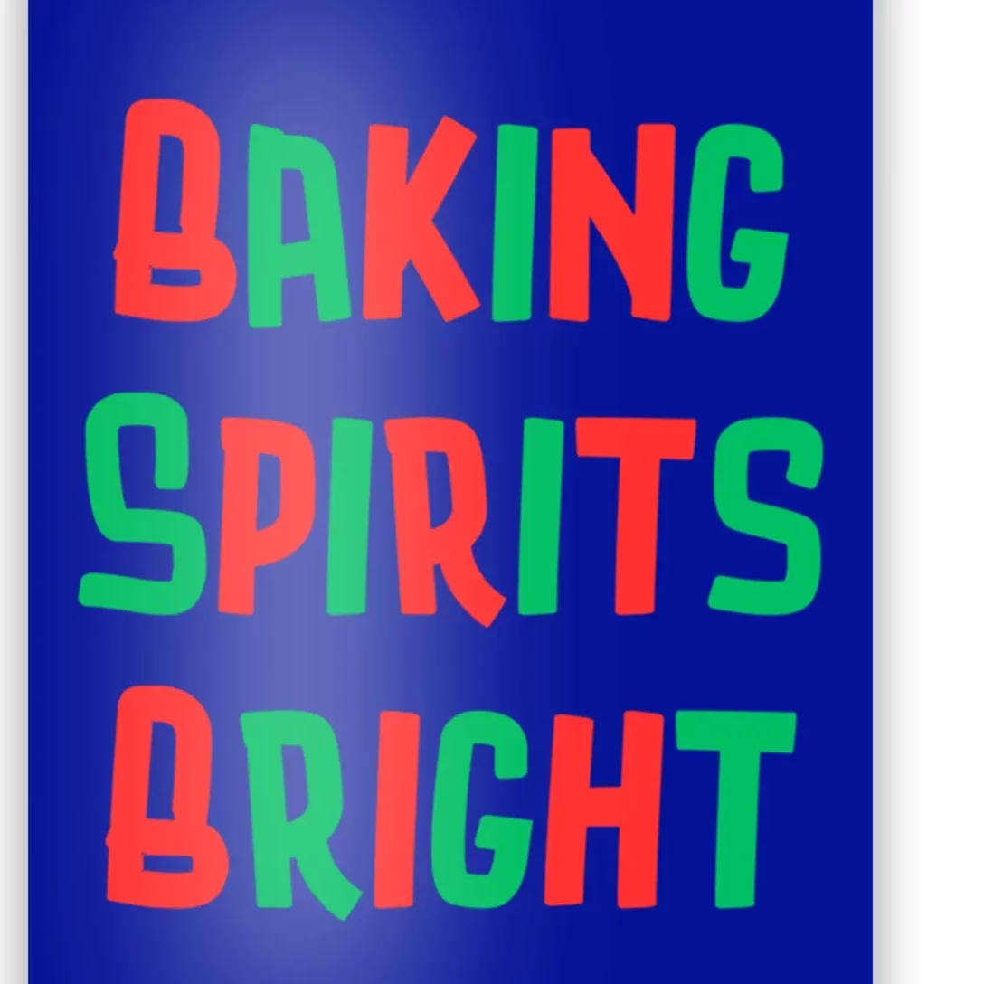 Baking Spirits Bright Holidays Christmas Cookies Novelty Gift Poster