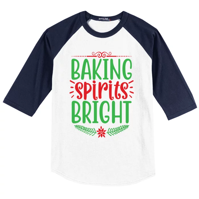 Baking Spirits Bright Gift Baseball Sleeve Shirt