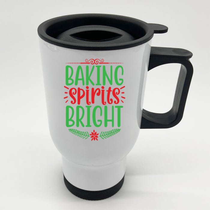 Baking Spirits Bright Gift Front & Back Stainless Steel Travel Mug