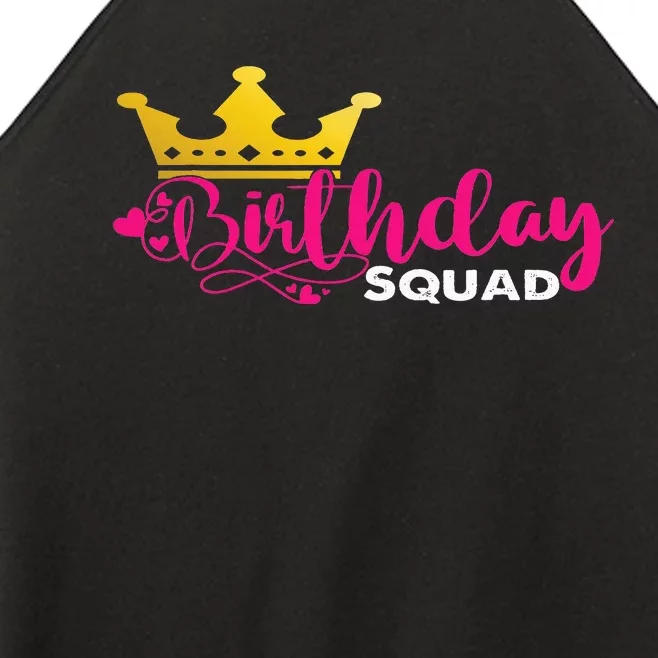 Birthday Squad Birthday Party Funny Gift Women’s Perfect Tri Rocker Tank