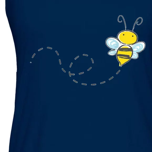 Beekeeper Shirts, Beekeeping Honeycomb Love For Bees Ladies Essential Flowy Tank