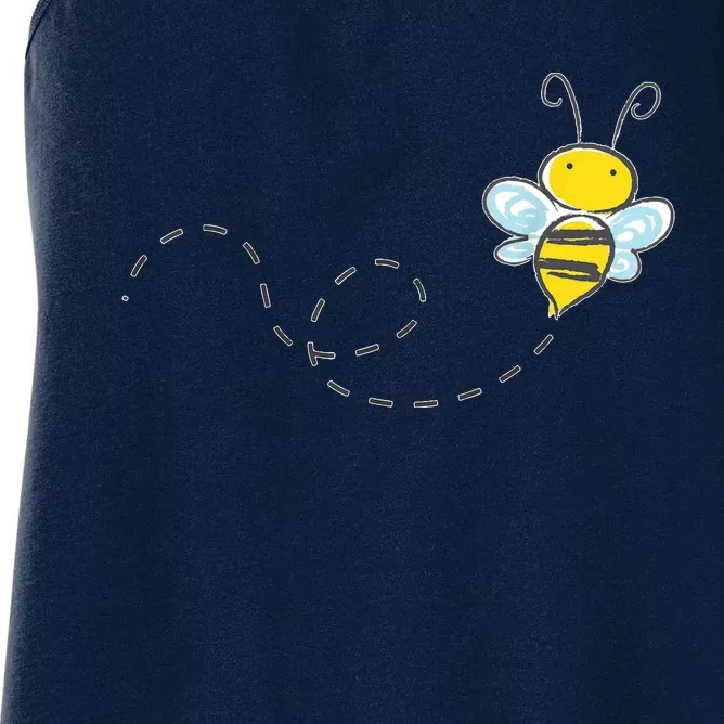 Beekeeper Shirts, Beekeeping Honeycomb Love For Bees Women's Racerback Tank